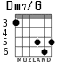 Dm7/G для гитары - вариант 3