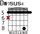 Dm7sus4 для гитары - вариант 2