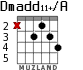 Dmadd11+/A для гитары - вариант 2