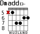 Dmadd13- для гитары - вариант 3
