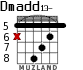 Dmadd13- для гитары - вариант 4
