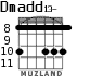 Dmadd13- для гитары - вариант 5