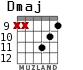 Dmaj для гитары - вариант 6