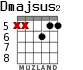 Dmajsus2 для гитары - вариант 3