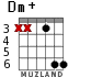 Dm+ для гитары - вариант 3