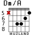 Dm/A для гитары - вариант 3