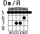 Dm/A для гитары - вариант 4