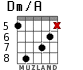 Dm/A для гитары - вариант 5