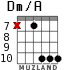 Dm/A для гитары - вариант 7