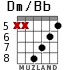 Dm/Bb для гитары - вариант 4
