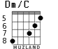 Dm/C для гитары - вариант 3