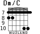 Dm/C для гитары - вариант 4