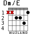 Dm/E для гитары - вариант 2