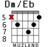 Dm/Eb для гитары - вариант 2