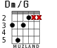 Dm/G для гитары - вариант 3