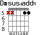Dmsus4add9 для гитары - вариант 1