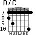 D/C для гитары - вариант 4