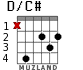 D/C# для гитары