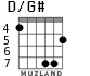 D/G# для гитары - вариант 2