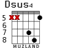 Dsus4 для гитары - вариант 5