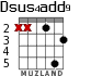 Dsus4add9 для гитары - вариант 2
