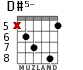 D#5- для гитары - вариант 4