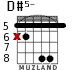 D#5- для гитары - вариант 5