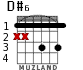 D#6 для гитары