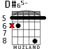 D#65- для гитары - вариант 2