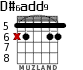 D#6add9 для гитары - вариант 2