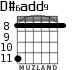 D#6add9 для гитары - вариант 1