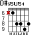 D#6sus4 для гитары - вариант 2