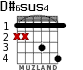 D#6sus4 для гитары - вариант 1