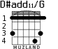 D#add11/G для гитары - вариант 1
