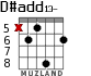 D#add13- для гитары - вариант 3