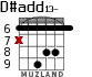 D#add13- для гитары - вариант 4