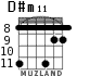 D#m11 для гитары