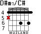 D#m7/C# для гитары - вариант 1