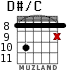 D#/C для гитары - вариант 4