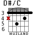 D#/C для гитары - вариант 1