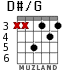 D#/G для гитары - вариант 3