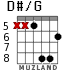 D#/G для гитары - вариант 5