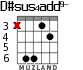 D#sus4add9- для гитары - вариант 2