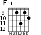 E11 для гитары - вариант 6