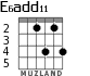 E6add11 для гитары - вариант 2