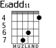 E6add11 для гитары - вариант 5