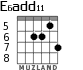 E6add11 для гитары - вариант 1