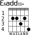 E6add11+ для гитары - вариант 2