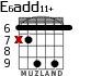 E6add11+ для гитары - вариант 5