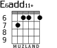 E6add11+ для гитары - вариант 6